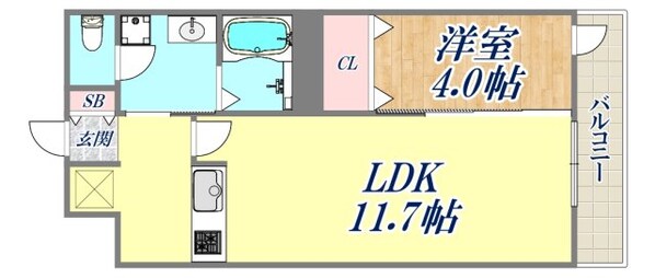 ウェルスクエア西宮甲東園の物件間取画像